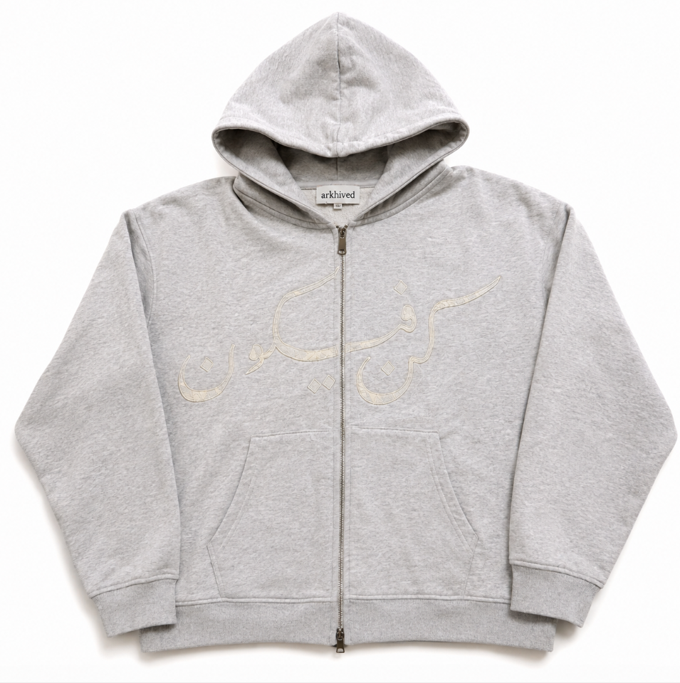 Lace Patchwork Zip Up Hoodie