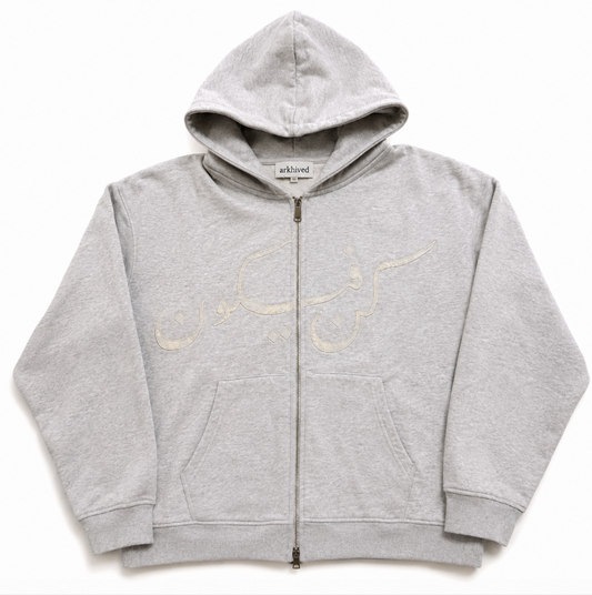 Lace Patchwork Zip Up Hoodie