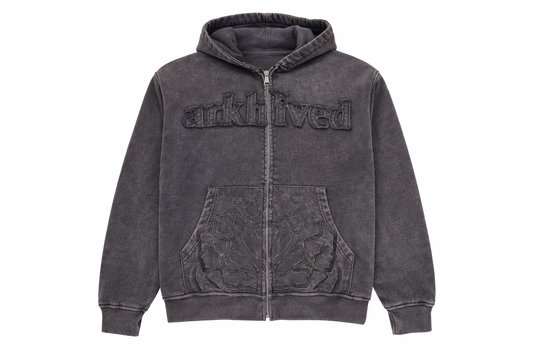 arkhived Patchwork Zip Up Hoodie - PREORDER
