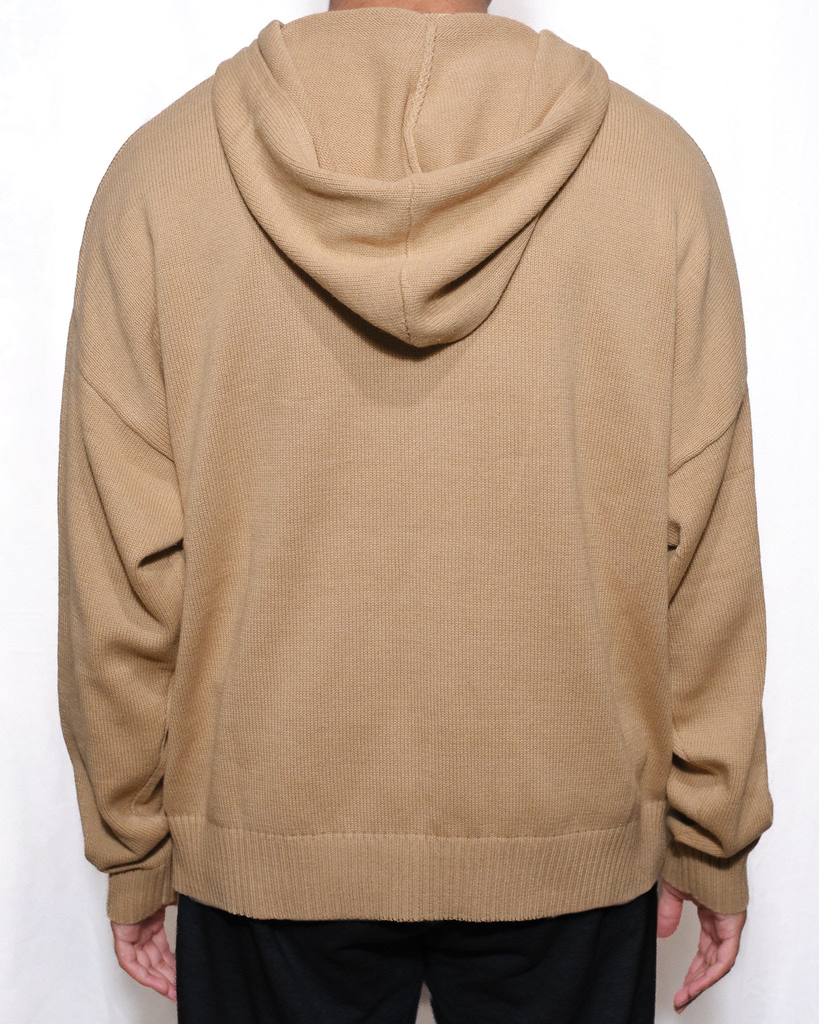 Sabr | Patience Premium Knit Hoodie - Sand - Sand / Small